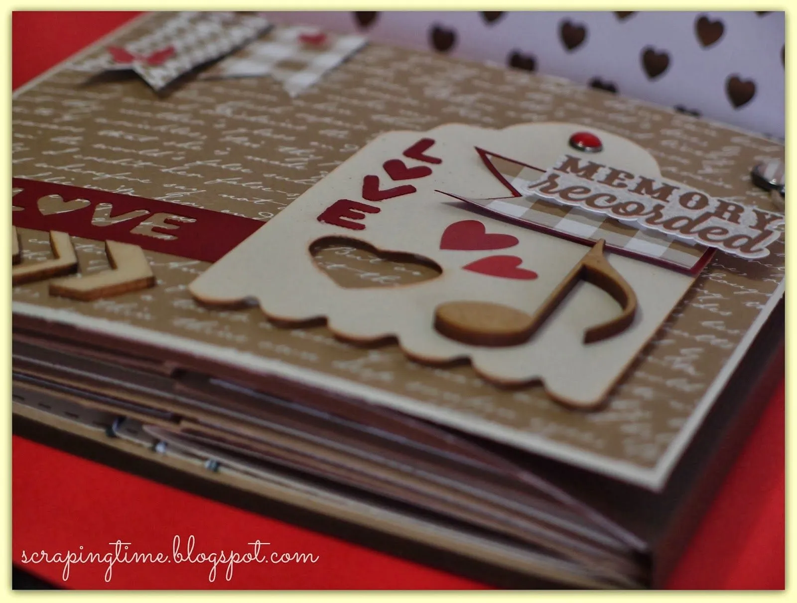 Cuquicosas Blog: ♦ Mini Album de Scrap con un toque masculino