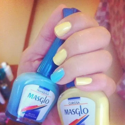 Curiosa - Tranquila - Masglo / Nail polish #nailart #colors #fun ...