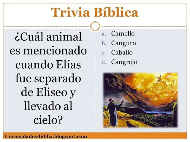 Curiosidades Bíblicas...: Trivia Bíblica: ¿Cuál animal es ...