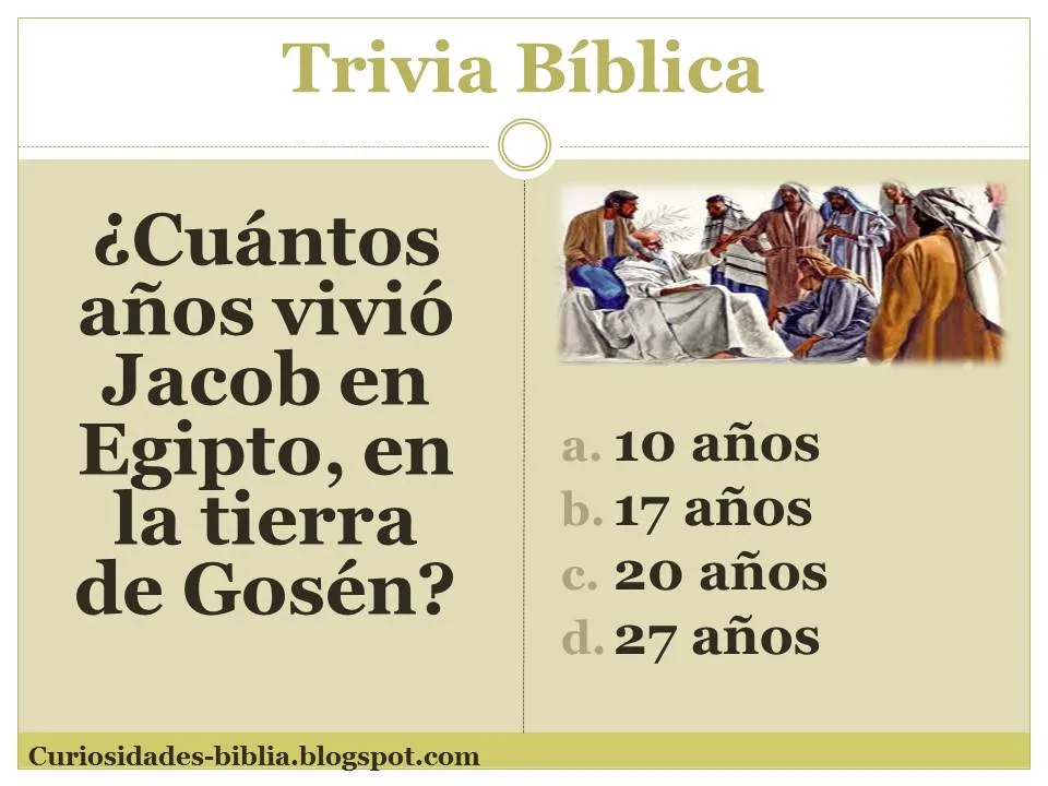 Curiosidades Bíblicas...: Trivia Bíblica: ¿Cuántos años vivió ...