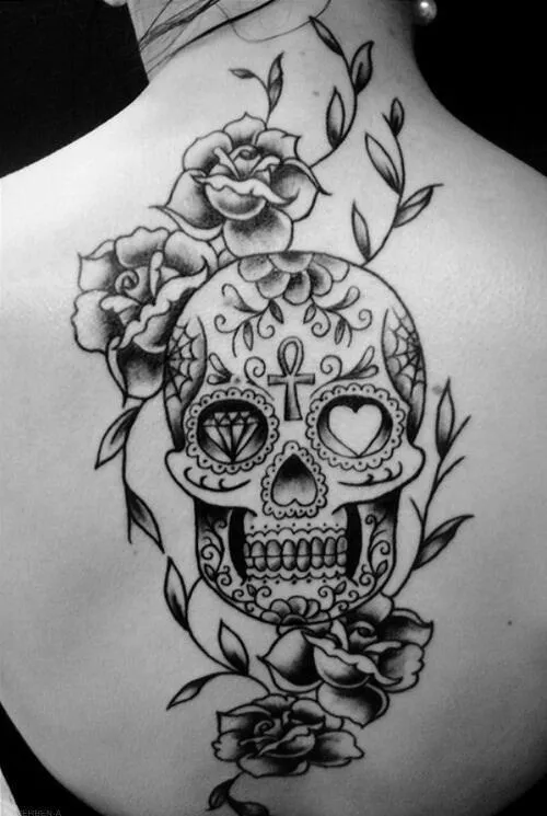 Tatuajes de calaveras mexicanas para mujeres - Imagui