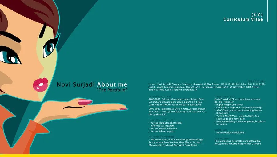 Curriculums y Portafolios Creativos | Marco Creativo Blog : Diseño ...