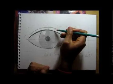 Curso de dibujo a lápiz cap. 9 (Ojos y cejas) - YouTube