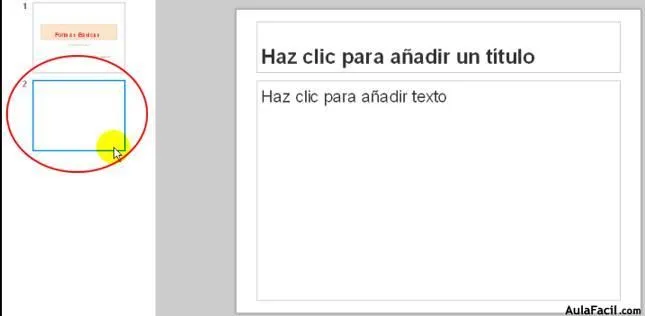 Curso gratis de Google Presentaciones - Insertando diapositivas ...