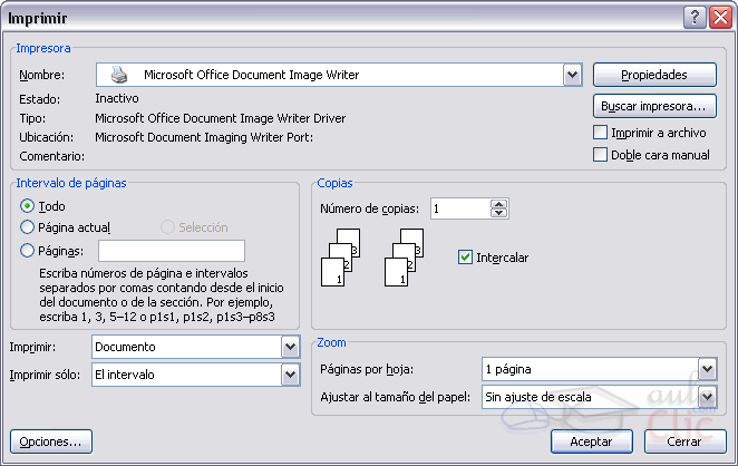Curso gratis de Microsoft Word 2007. Unidad 12. Impresión (I)
