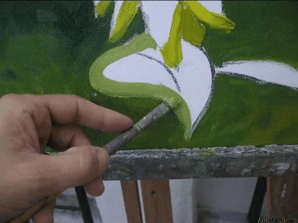 Curso gratis de Pintar Flores II - Las hojas | AulaFacil.com: Los ...