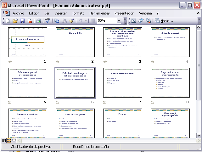 Curso de Microsoft PowerPoint 2003 gratis. Tema 06 Trabajar con ...