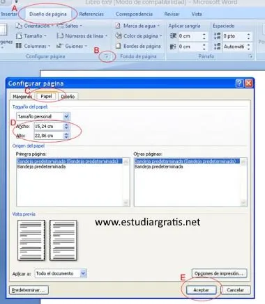 Curso Microsoft Word 2007 configurar pagina