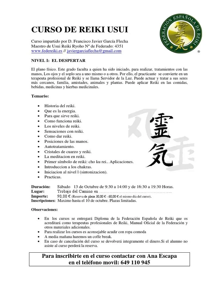 Curso de Reiki Usui | PDF