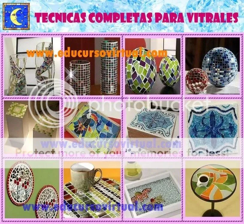 Curso Como Hacer Vitrales Artesanales Falso Vitral Manualidades con Vidrio  | easycursovirtuals