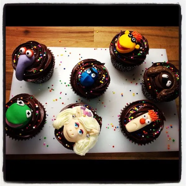 Cursos Cupcakes Madrid. CUPCAKES DE LOS MUPPETS