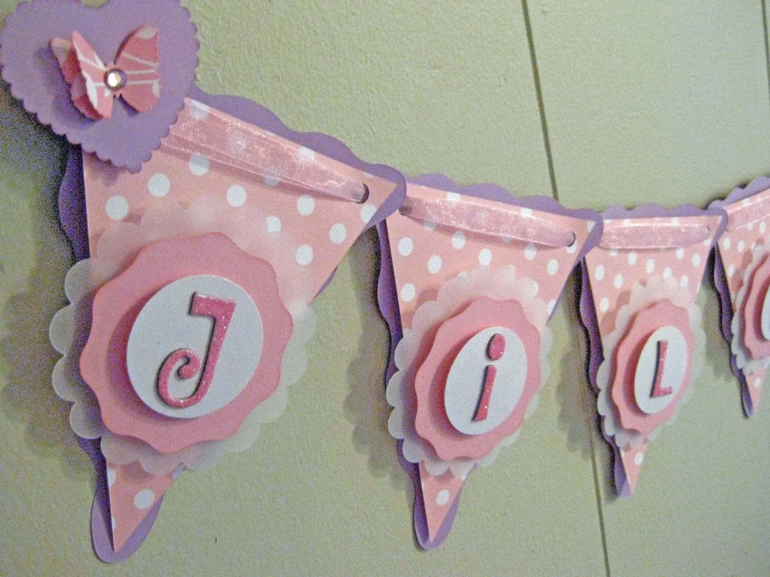 CUSTOM Girl Baby Shower Banner Personalized by BeantownBabyCrafts