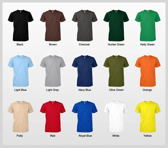 Custom Tees - 1 Color FULL FRONT/BACK Crew Neck T Shirt · WE DO ...