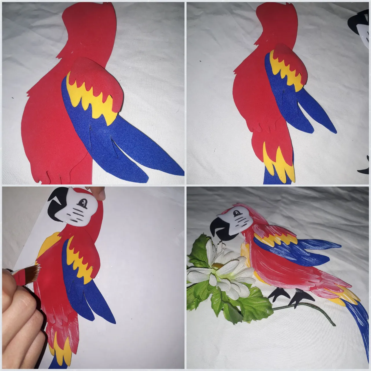 Cute portrait of a macaw/Lindo retrato de una guacamaya (ENG-ESP)