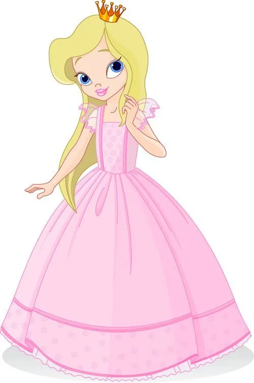 Cute Princess design vector set 02 | Şablonlar | Pinterest