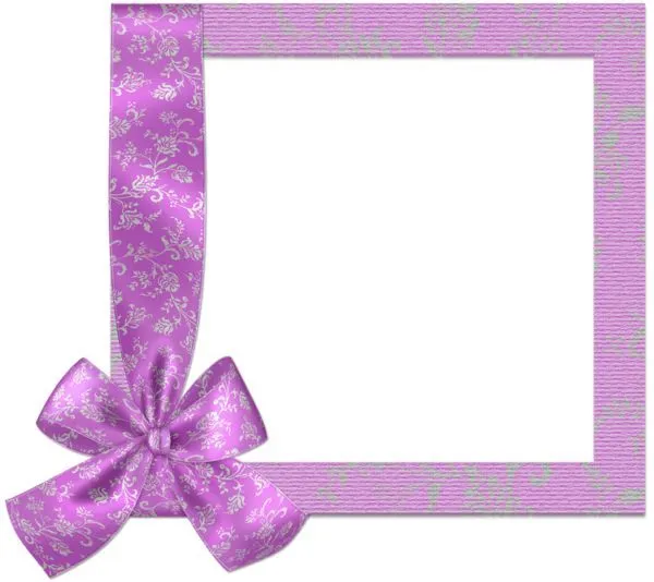 Cute Rich Pink PNG Frame with Bow | marco | Pinterest