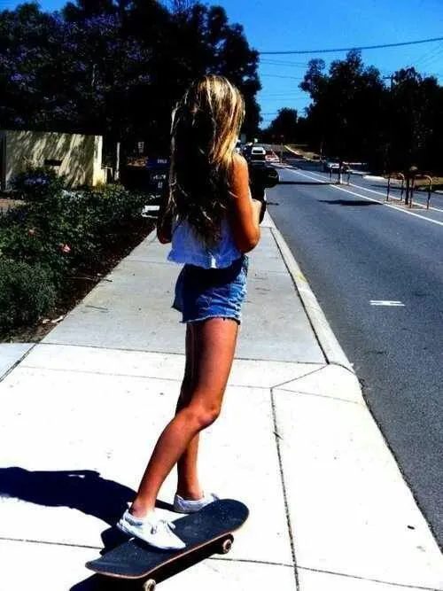 Cute Skateboard Girl | Women Inc. | Pinterest