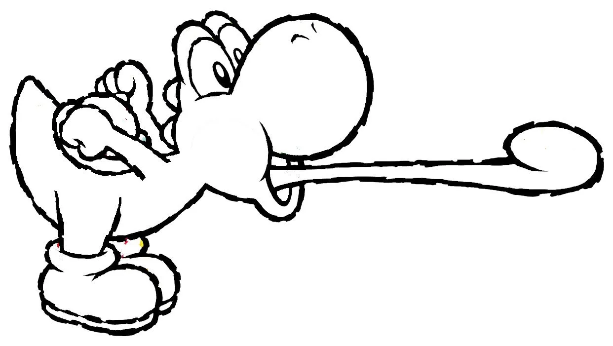 yoshi colouring Colouring Pages