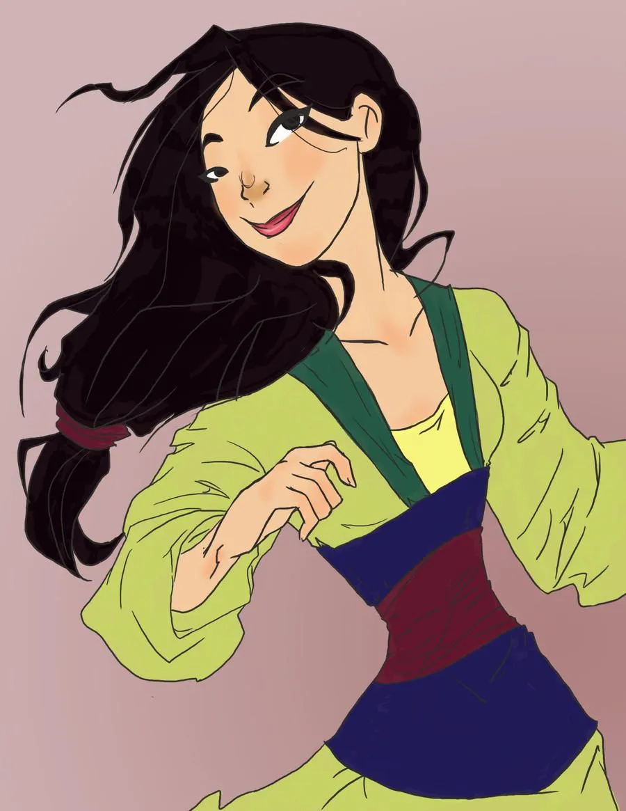 cuttin my hairs - Mulan by cerena on DeviantArt