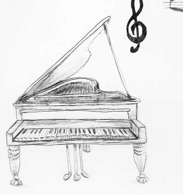 Dibujos De Pianos De Cola Imagui 4050