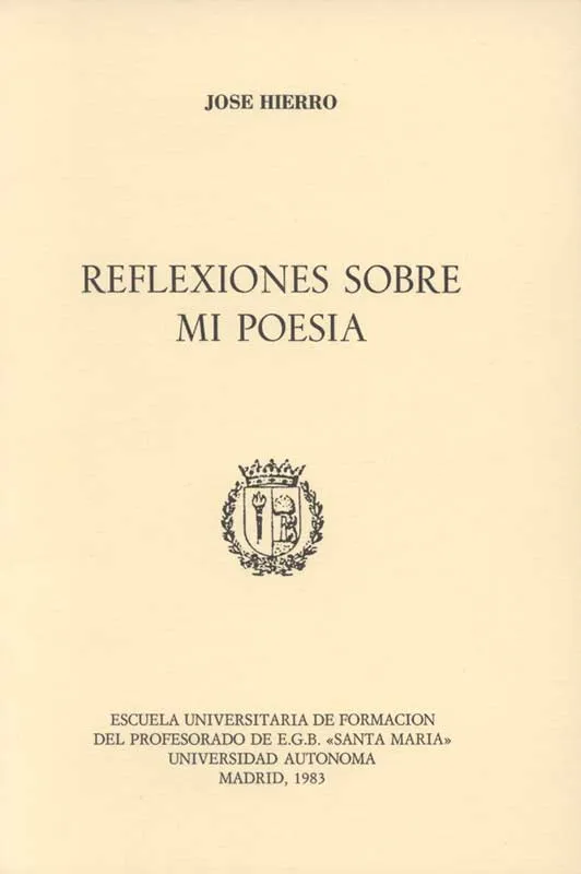 CVC. José Hierro. Reflexiones sobre mi poesía (1 de 4)