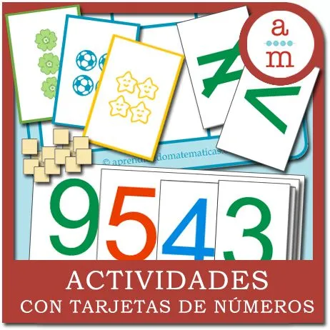 tarjetas números Montessori Archives - Aprendiendo matemáticas