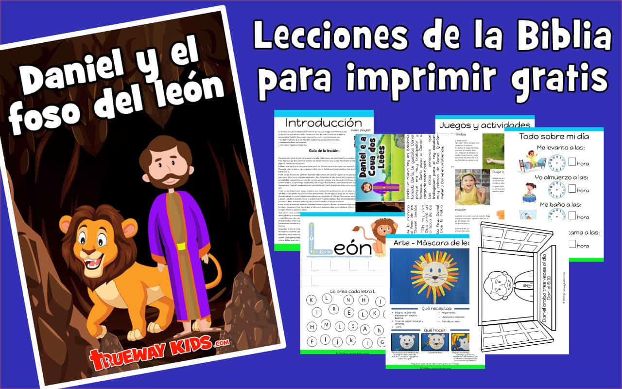 Daniel y el foso del león - lección de la biblia para niños - Trueway Kids