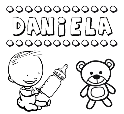 Imagenes de daniela para colorear - Imagui