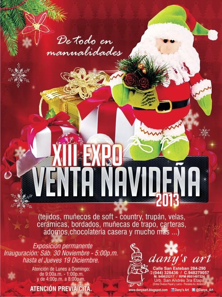 Dany's Art: Catálogo Navideño : XIII Expo Venta de Manualidades ...