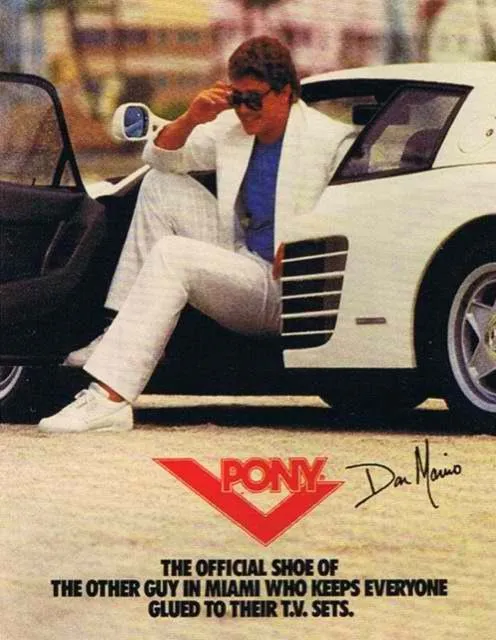 Darren Rovell on Twitter: "Dan Marino Pony shoes ad (via ...