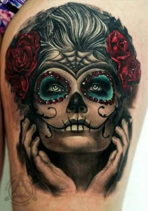 Catrinas mexicanas para tatuar - Imagui