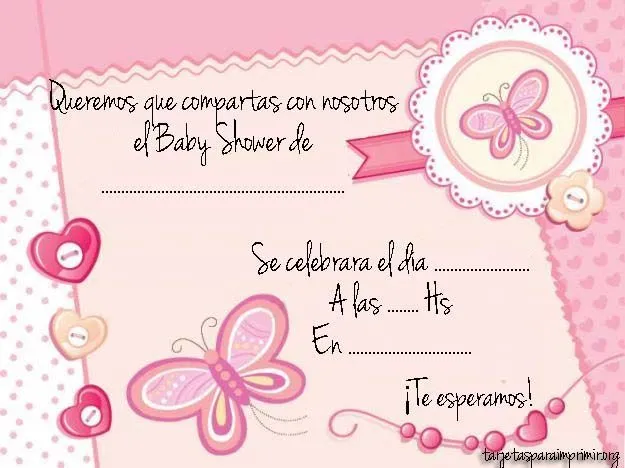 invitaciones de baby shower para imprimir tarjetas para imprimir ...