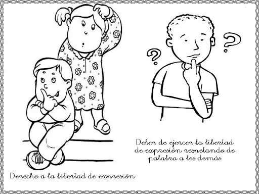 Deberes y derechos de los niñas y niños en dibujos - Imagui