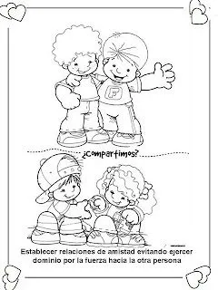 LAMINAS PARA COLOREAR - COLORING PAGES: Deberes y Derechos del ...