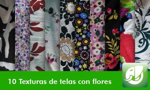 Decalogo Publicidad: Texturas de telas con flores