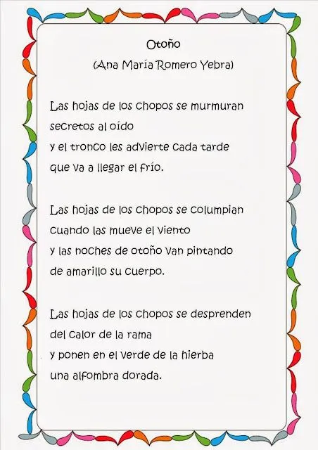 Poesia para mi escuela cortos - Imagui