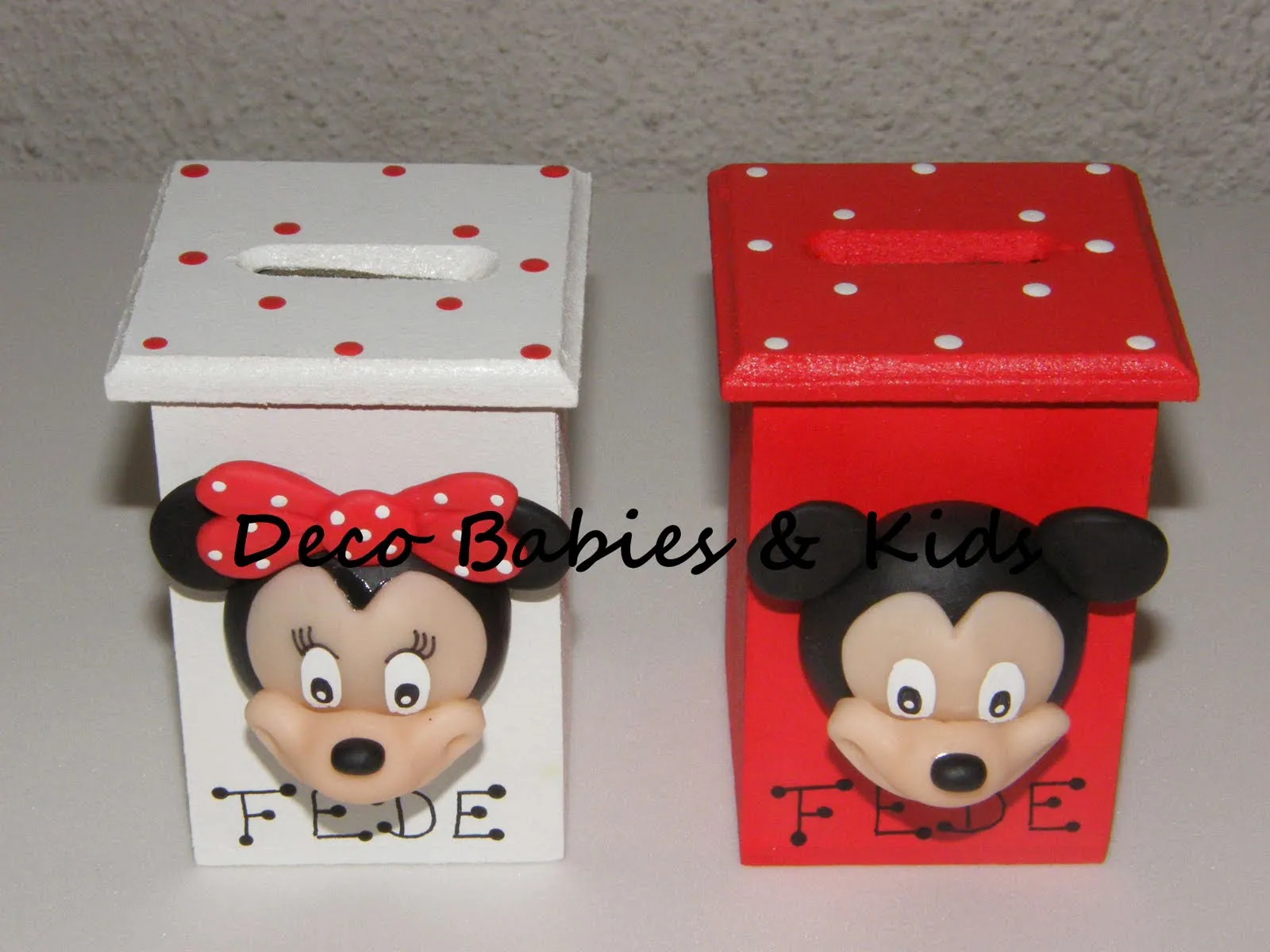 Deco Babies & Kids: Alcancias individuales Mickey y Minnie