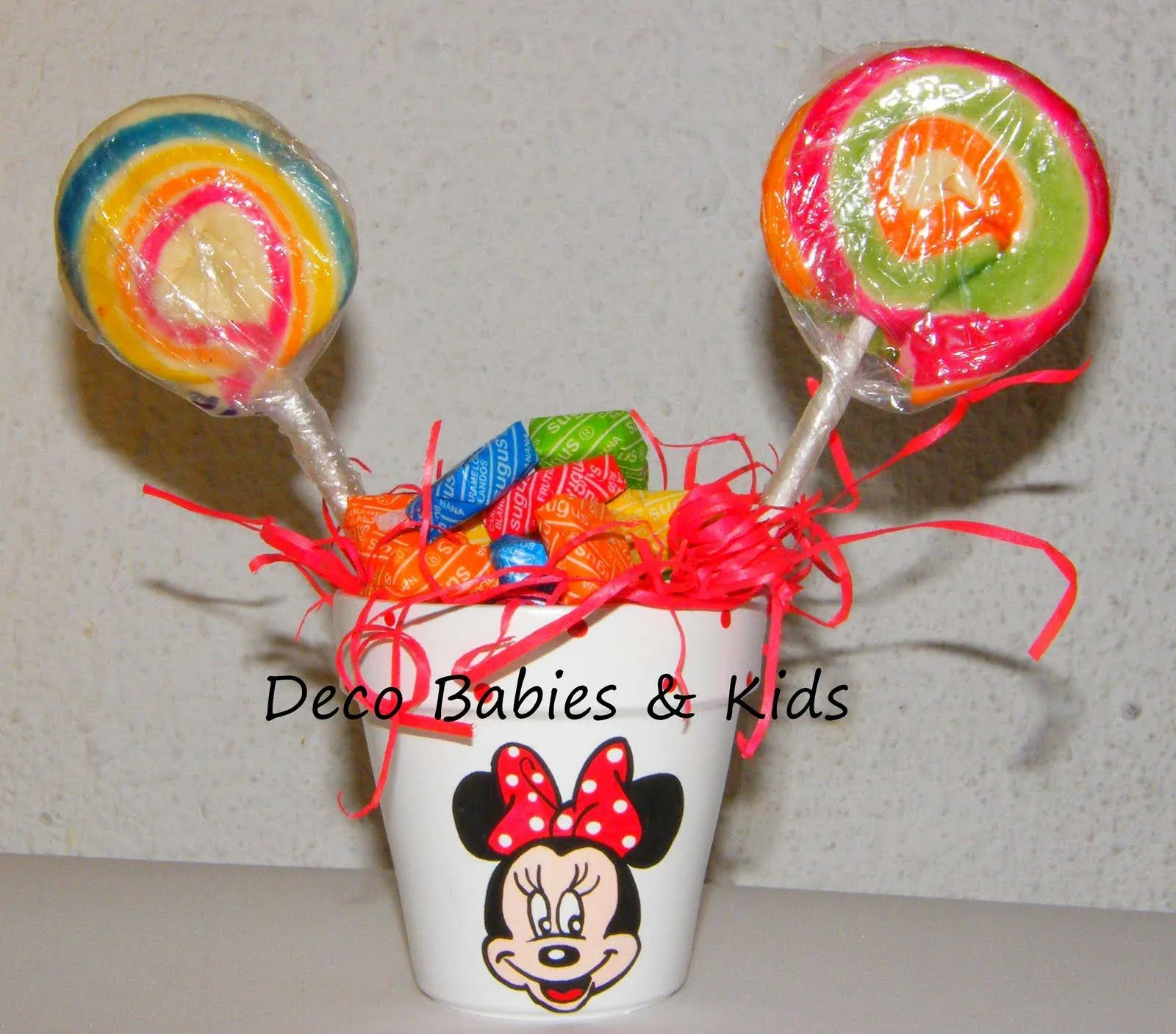 Deco Babies & Kids: Macetitas Golosineras Mickey y Minnie