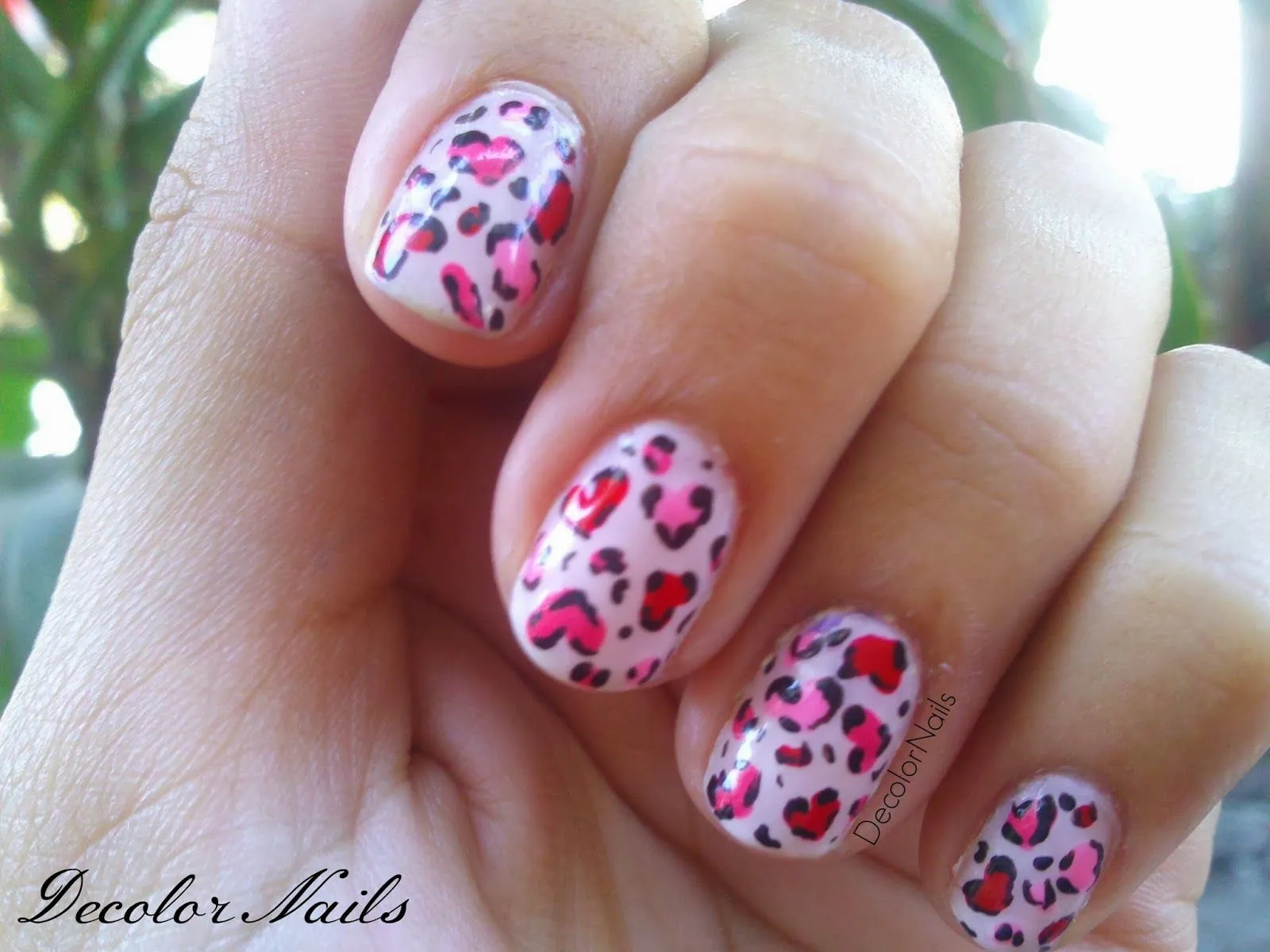 Decolornails : Animal Print con Corazones