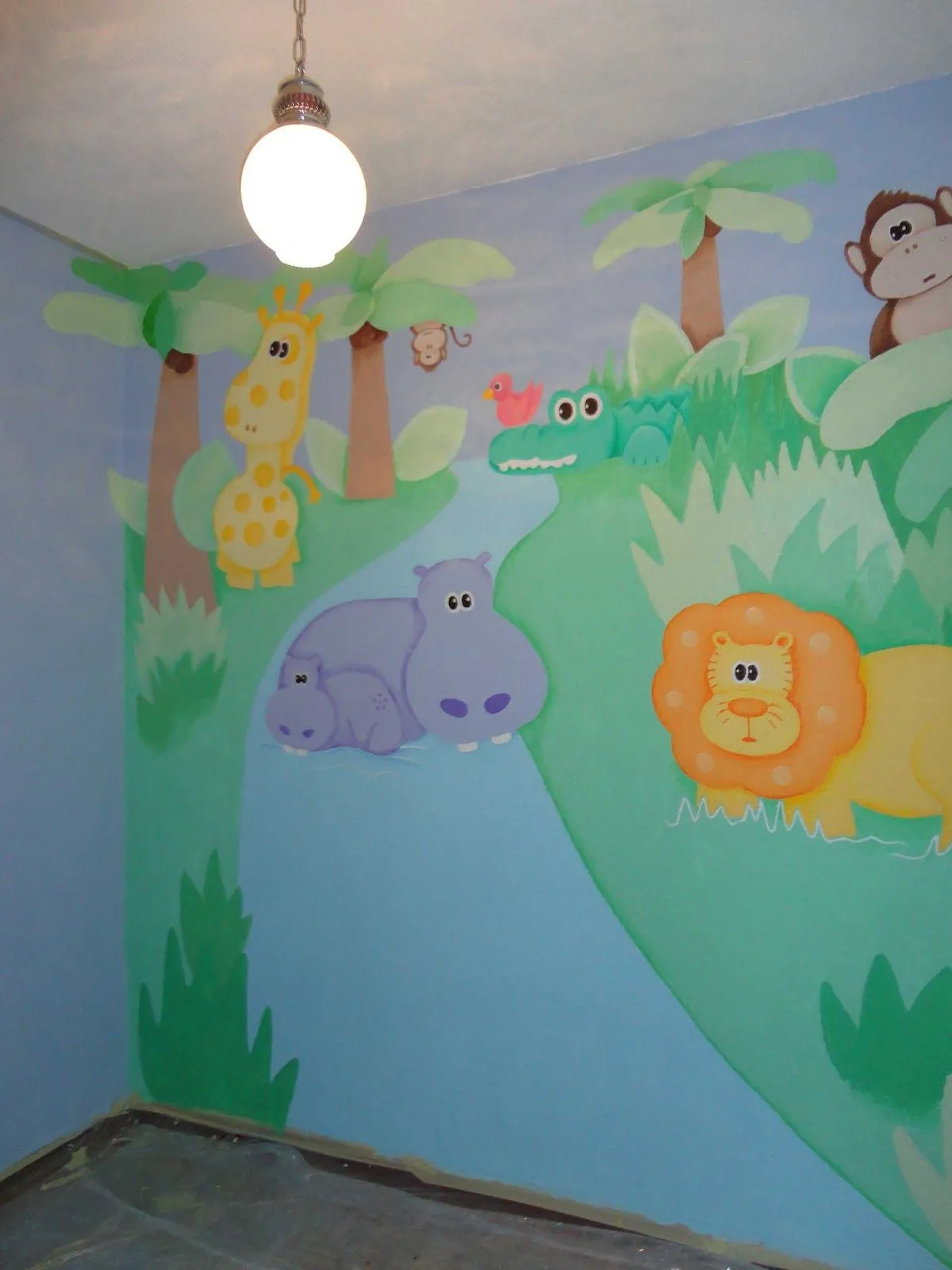 decopared: Murales infantiles pintados en paredes