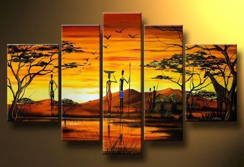 DECOR ARTES: PAISAJES AFRICANOS