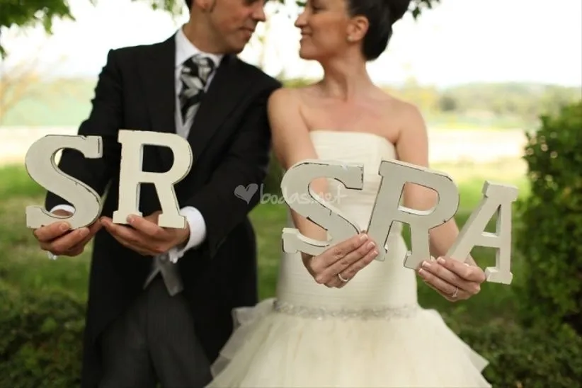 Decora tu boda con letras