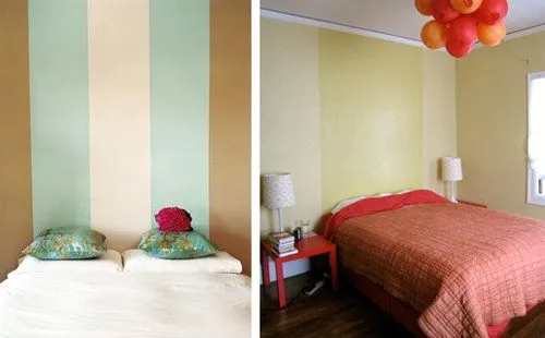 DECORA DECORA: Ideas para pintar un falso cabecero de cama