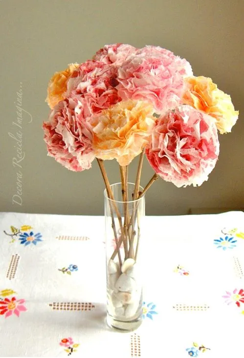 Decora Recicla Imagina …: Cómo hacer flores de papel- How to Make ...