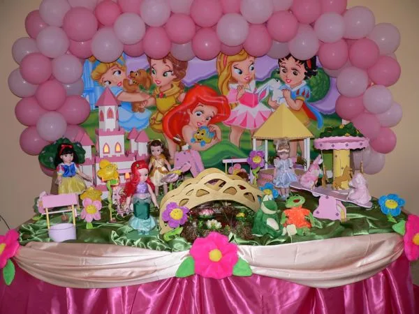 DECORAÇÃO DE FESTA INFANTIL DAS PRINCESAS | coisas pra ver