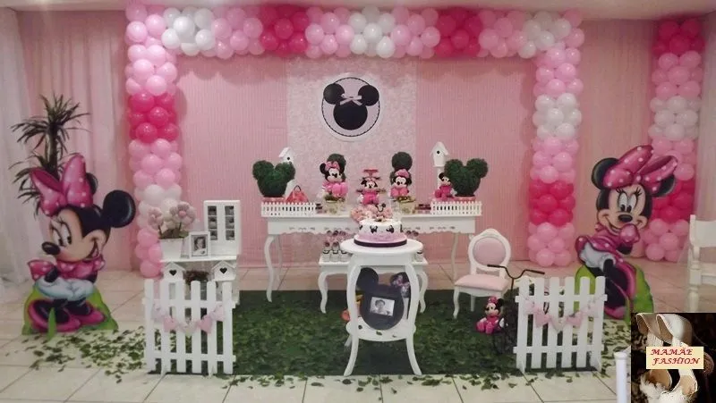 Decoración de Minnie Mouse rosa - Imagui