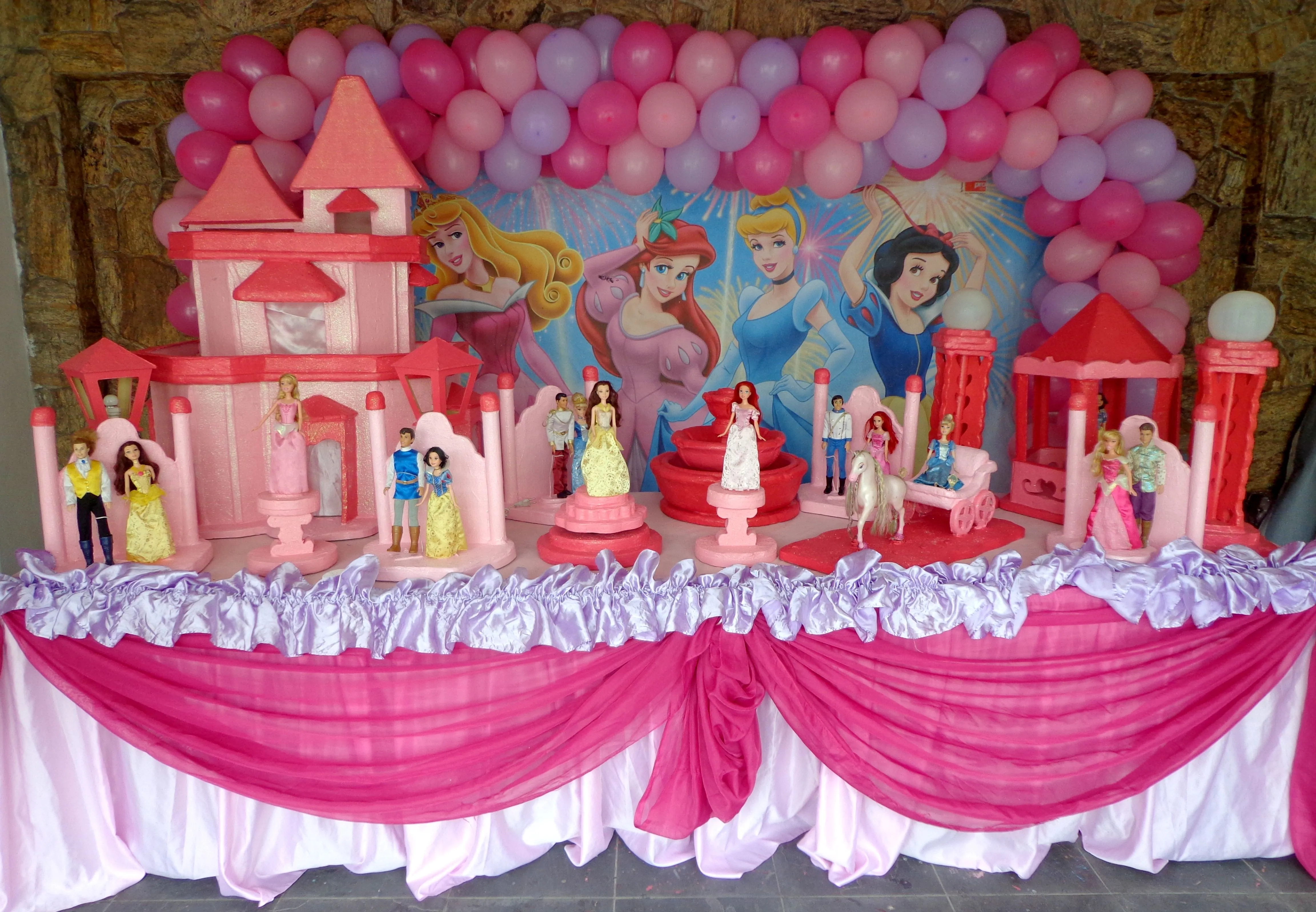 Decoração Tradicional - As Princesas | Docearte Decoração | Elo7