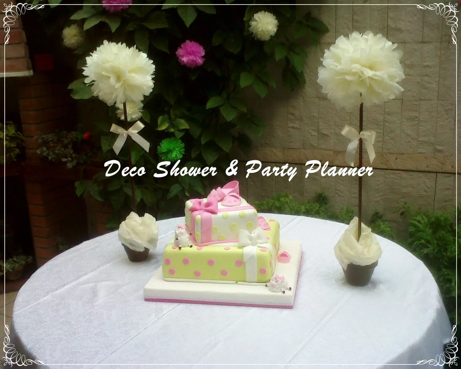 Decoracion de Baby Shower: Centros de mesa para Baby Shower