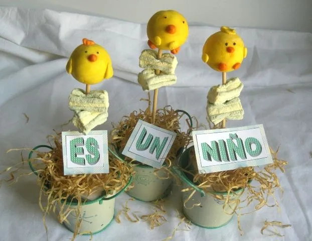 Decoración para baby shower de pollitos - Imagui