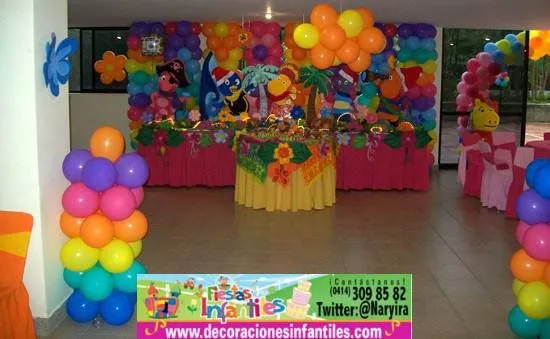Decoración backyardigan fiesta - Imagui